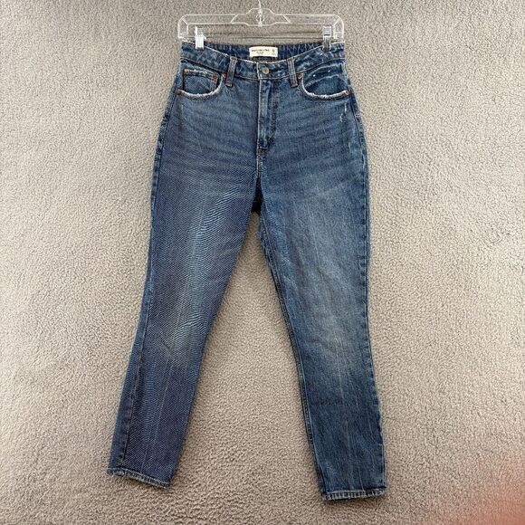 Abercrombie & Fitch Curve Love High Rise Skinny Jean Size 26R - Picture 1 of 11